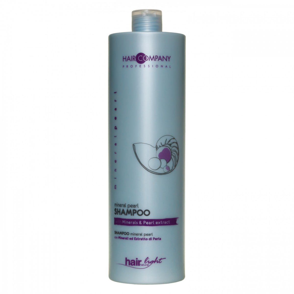 Купить Hair Company Professional Light Mineral Pearl Shampoo - Шампунь для волос с минералами и экстрактом жемчуга 1000 мл, Hair Company Professional (Италия)