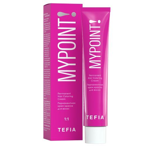 Tefia Mypoint - Перманентная крем-краска для волос 8.87 светлый блондин коричнево-фиолетовый 60 мл