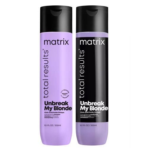 Купить Matrix Total Results Unbreak My Blonde - Набор для укрепления осветленных волос (Шампунь 300 мл, Кондиционер 300 мл), Matrix (США)