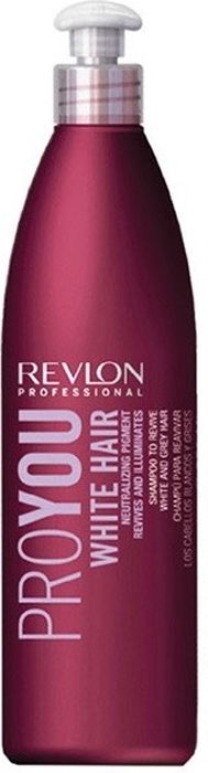 Купить Revlon Professional Pro You White Hair Shampoo - Шампунь для здоровья и блеска седых и обесцвеченных волос 350 мл, Revlon Professional (Испания)