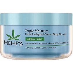 Hempz Triple Moisture Herbal Body Scrub - Скраб для тела Тройное увлажнение 176 гр