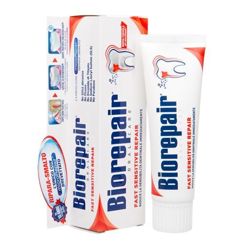 Купить Biorepair Fast Sensitive Repair - Зубная паста для чувствительных зубов, 75 мл, Biorepair (Италия)