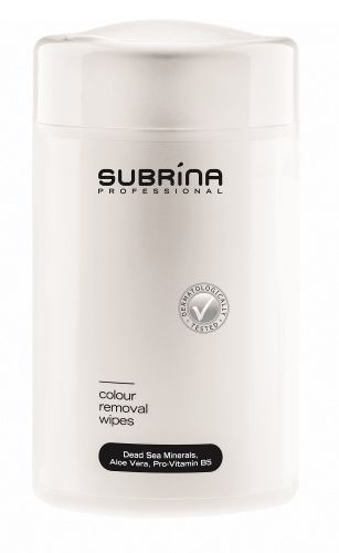 Subrina Professional Color Remover Extreme Colour Removal Wipes - Салфетки для удаления краски с кожи 100 шт Subrina (Германия) купить по цене 1 308 руб.