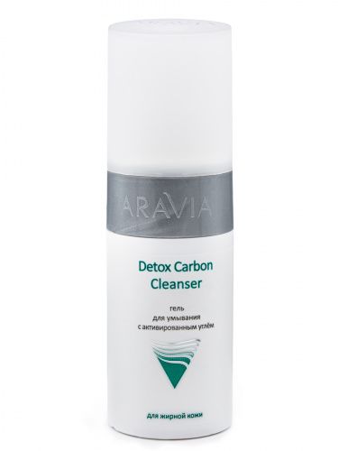 Купить Aravia Professional Detox Carbon Cleanser - Гель для умывания с активированным углём 150 мл, Aravia Professional (Россия)