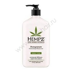 Купить Hempz Pomegranate Herbal Body Moistyrizer - Молочко для тела увлажняющее с гранатом 500 мл, Hempz (США)