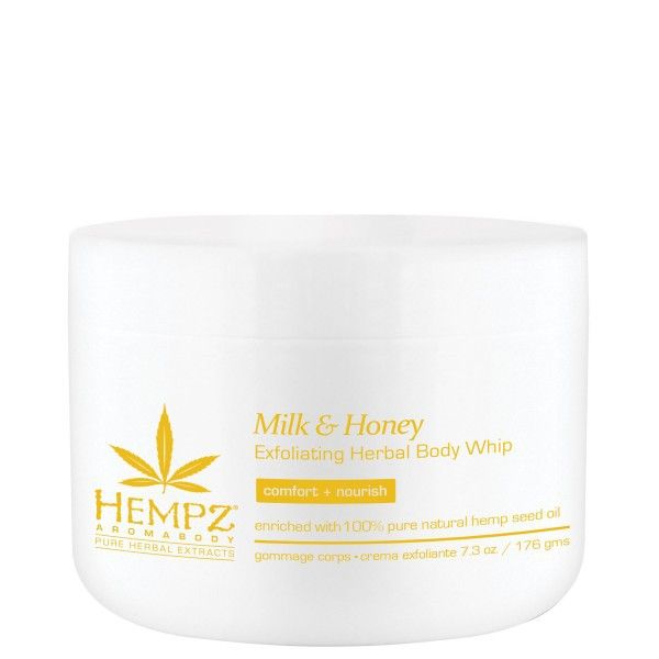 Hempz Milk & Honey Herbal Sugar Body Scrub - Скраб для тела Молоко и Мед 176 гр