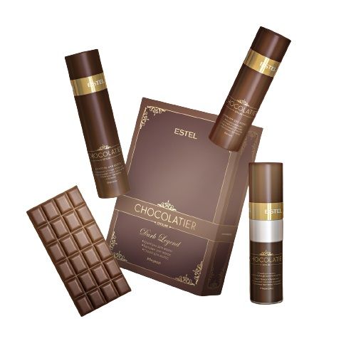 Купить Estel - Набор Chocolatier Dark Legend (Шампунь для волос 250 мл, Бальзам для волос 200 мл, Спрей для волос 200 мл), Estel Professional (Россия)