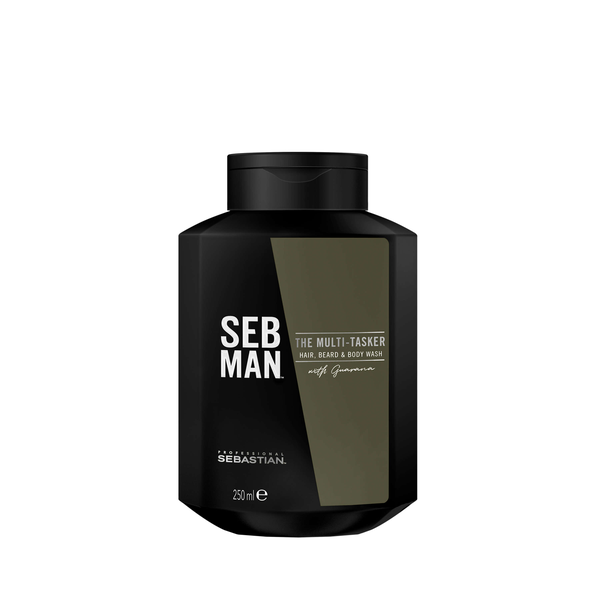 Купить Seb Man The Multitasker 3 в 1 - Шампунь для ухода за волосами, бородой и телом 250 мл, SEB MAN (Германия)