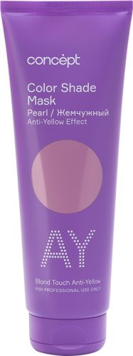 Купить Concept Anti-Yellow - Оттеночная маска Эффект жемчужный блонд для нейтрализации желтизны светлых оттенков 250 мл, Concept (Россия)
