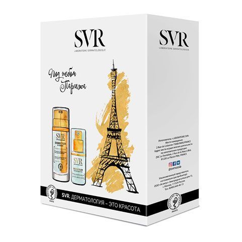 Купить SVR Densitium - Подарочный набор Под небом Парижа (Сыворотка двухфазная 2х15 мл, Уход для контура глаз 15 мл), SVR (Франция)