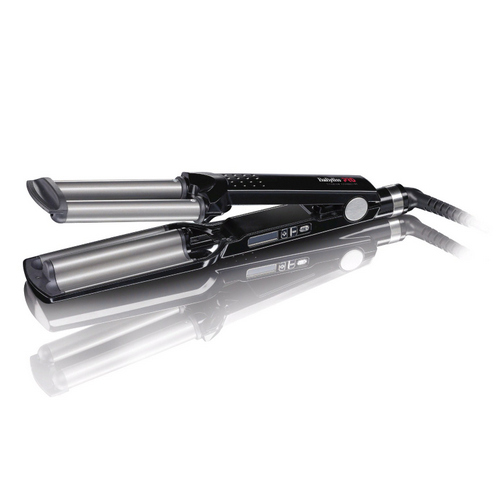 Купить BaByliss Pro Ionic 3D Waver - Щипцы для завивки волос с терморегулятором титан+турмалин, BaByliss PRO (Франция)