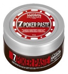 Купить L'Oreal Professionnel Homme Poker Paste – Моделирующая паста экстремально сильной фиксации 75 мл, L'Oreal Professionnel (Франция)