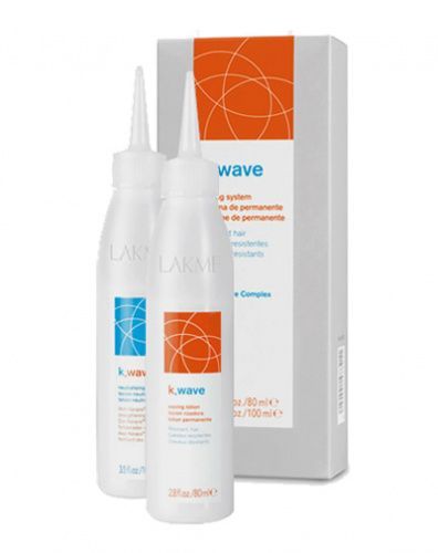 Купить Lakme K.Wave 0 - Двухкомпонентная химическая завивка для стойких волос (Лосьон для завивки волос 80 мл, Нейтрализующий лосьон (фиксатор) 100 мл), Lakme (Испания)