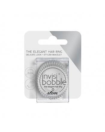 Купить Invisibobble Slim Crystal Clear - Резинка-браслет для волос с подвесом, Invisibobble (Великобритания)