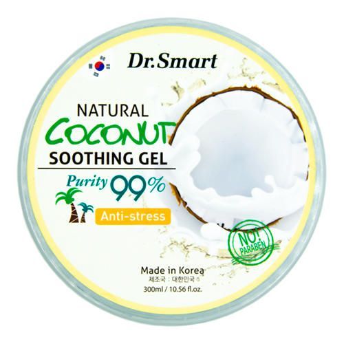Купить Dr. Smart Natural Coconut Soothing Gel 99% - Гель для лица и тела с кокосом Антистресс 300 мл, Dr. Smart (Корея)