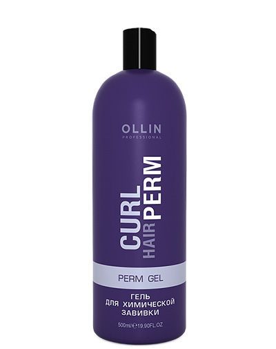 Купить Ollin Professional Curl Hair Perm Gel - Гель для химической завивки 500 мл + Инструкция + Флакон-аппликатор, Ollin Professional (Россия)