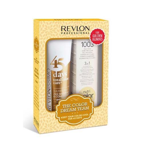 Купить Revlon Professional - Набор теплый блонд (крем-краска 100 мл, шампунь-кондиционер 275 мл), Revlon Professional (Испания)