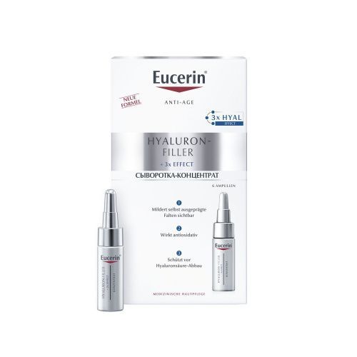 Купить Eucerin Hyaluron-Filler - Антивозрастная сыворотка-концентрат для всех типов кожи 6 х 5 мл, Eucerin (Польша)