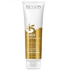 Купить Revlon Professional RCC Shampoo and Conditioner Golden Blondes – Шампунь-кондиционер для золотистых блондированных оттенков 275 мл, Revlon Professional (Испания)