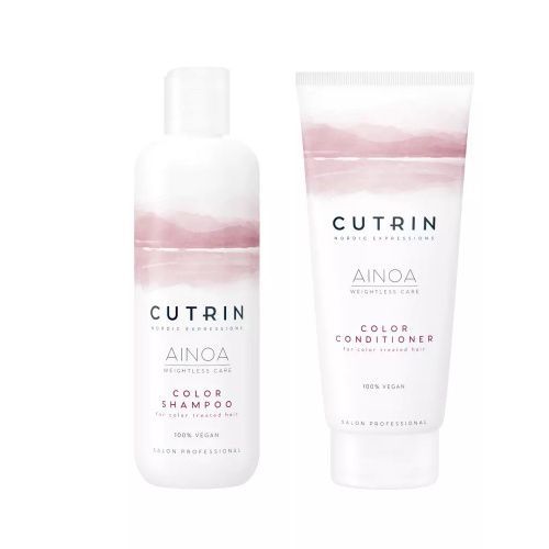Cutrin Ainoa Color - Набор Для сохранение цвета волос (Шампунь для сохранения цвета 300 мл, Кондиционер для сохранения цвета 200 мл), Cutrin (Финляндия)  - Купить