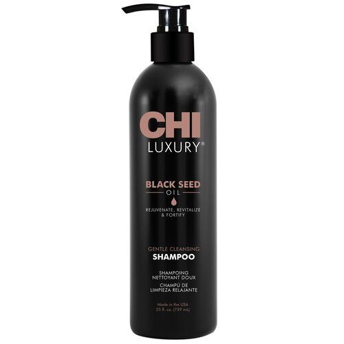 Купить Chi Luxury Black Seed Gentle Cleansing Shampoo - Шампунь с маслом семян черного тмина для мягкого очищения волос 739 мл, CHI (США)