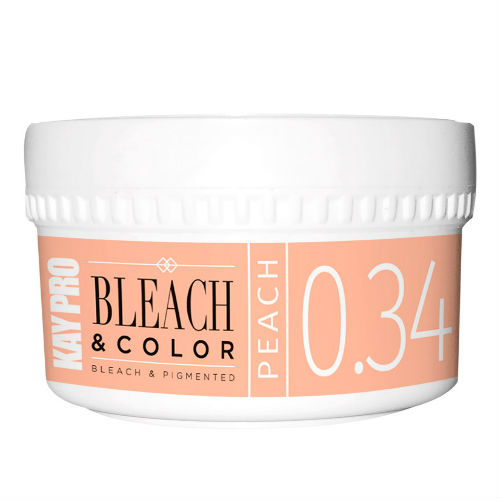 Kaypro Bleach Color Bleach Pigmented Peach 0.34 - Пигментированная обесцвечивающая паста Персик 70 мл