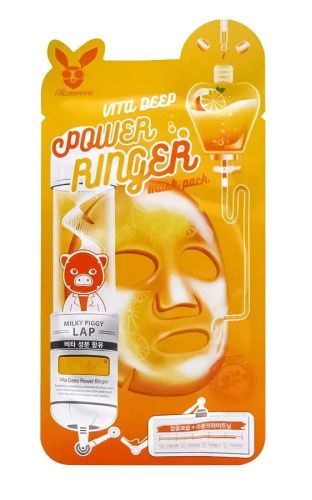 Купить Elizavecca Power Ringer - Тканевая маска с витаминным комплексом 23 мл, Elizavecca (Корея)