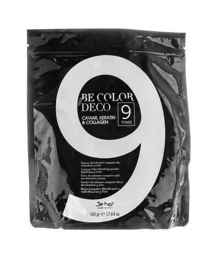 Be Hair Be Color Compact Blue Bleaching Powder 9 Tones - Пудра для осветления волос с капсулир аммиаком 500 г