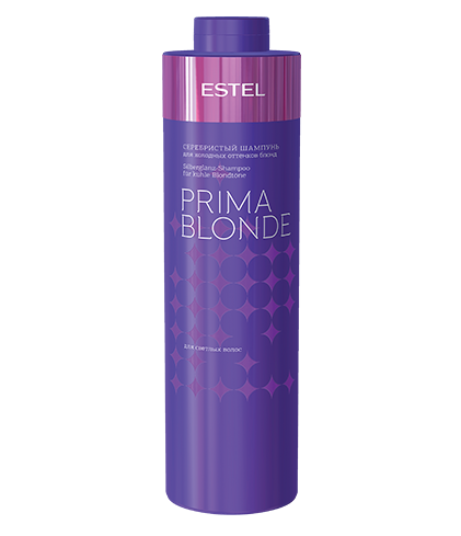Купить Estel Prima Blonde - Серебристый шампунь для холодных оттенков блонд 1000 мл, Estel Professional (Россия)