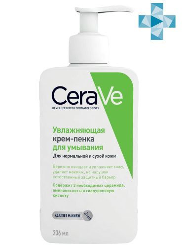 Купить CeraVe - Увлажняющая крем-пенка для умывания 236 мл, CeraVe (Франция)