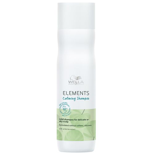 Купить Wella Professionals Elements Bio Calming Shampoo - Успокаивающий мягкий шампунь для чувствительной или сухой кожи головы 250 мл, Wella Professionals (Германия)
