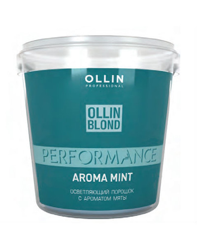 Купить Ollin Blond Performance Aroma Mint - Осветляющий порошок с ароматом мяты 500 гр, Ollin Professional (Россия)
