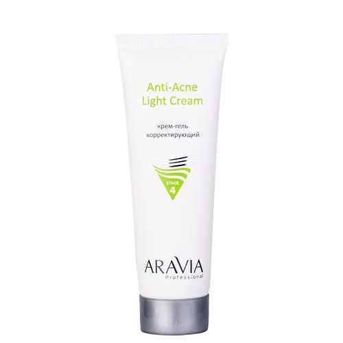 Купить Aravia Anti-Acne Light Cream - Крем-гель корректирующий для жирной и проблемной кожи 50 мл, Aravia Professional (Россия)