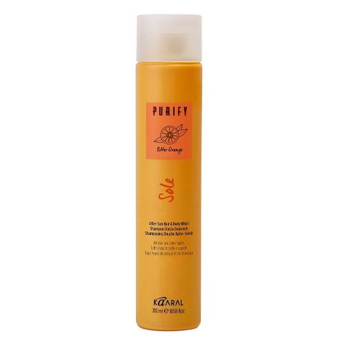 Купить Kaaral Purify After-Sun Hair & Body Wash - Шампунь и гель для душа 2 в 1 после загара со смягчающим и успокаивающим эффектом 300 мл, Kaaral (Италия)
