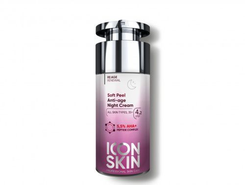 Купить Icon Skin Re:Age Renewal Soft Peel - Ночной омолаживающий крем-пилинг для лица с пептидами 30 мл, Icon Skin (Россия)