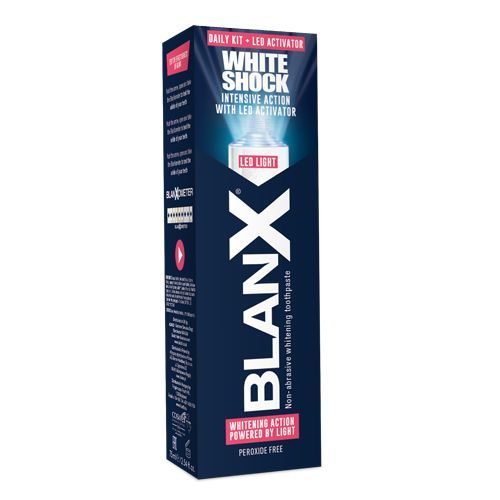Купить Blanx White Shock+ Blanx Led - Зубная паста со светоидной крышкой 50мл, BlanX (Италия)