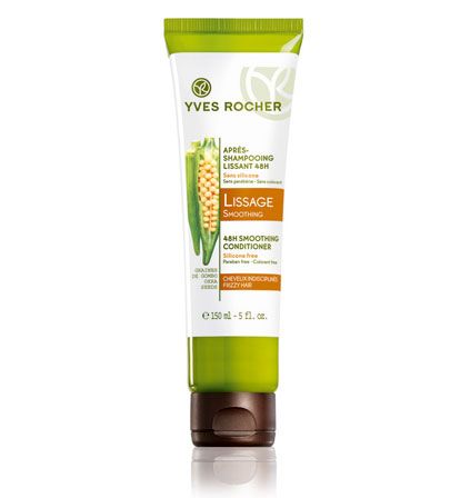 Купить Yves Rocher - Бальзам-Ополаскиватель для идеально прямых волос с экстрактом семян Бамии, тюбик 150 мл, Yves Rocher (Франция)