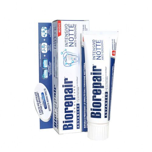 Купить Biorepair Intensive Night Repair - Зубная паста для чувствительных зубов 75 мл, Biorepair (Италия)