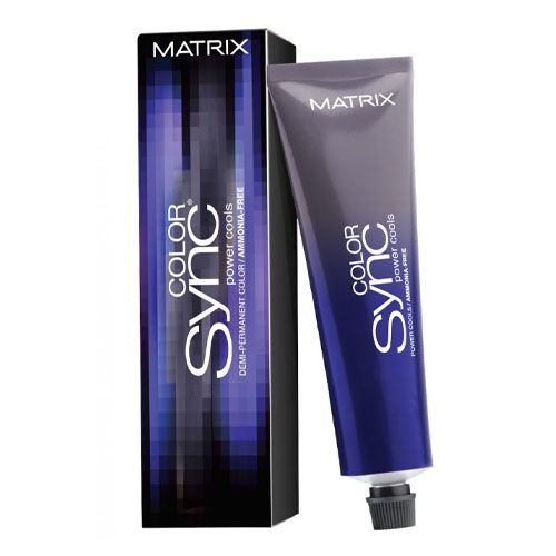Купить Matrix Color Sync Power Cools - Крем-краска без аммиака 5VA Светлый шатен перламутрово-пепельный 90 мл, Matrix (США)