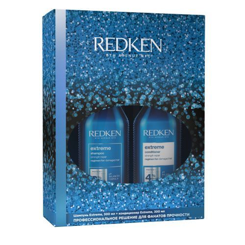 Купить Redken Extreme - Подарочный набор для Фанатов Прочности (Шампунь 300 мл, Кондиционер 300 мл), Redken (США)
