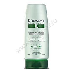 Купить Kerastase Resistance Ciment Anti-Usure - Укрепляющее средство для ослабленных волос и посечённых кончиков 200 мл, Kerastase (Франция)