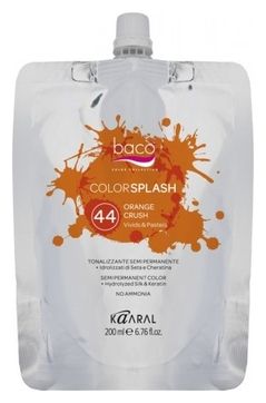 Купить Kaaral Color Splash Orange Crush - Полуперманентный краситель оранжевый 200 мл, Kaaral (Италия)
