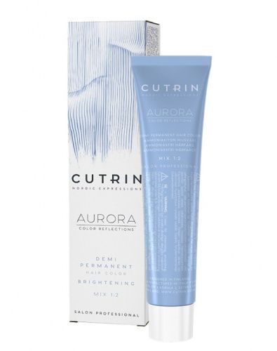Cutrin Aurora - Безаммиачный краситель 1.0 Черный 60 мл, Cutrin (Финляндия)  - Купить