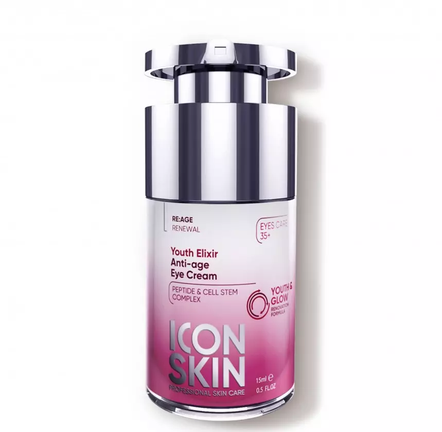 Купить Icon Skin - Омолаживающий крем для глаз с пептидами и стволовыми клетками Youth Elixir 15 мл, Icon Skin (Россия)