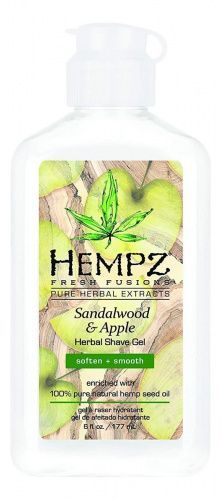 Купить Hempz Sandalwood & Apple Herbal Shave Gel - Гель для бритья Сандал и Яблоко 177 мл, Hempz (США)