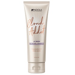 Купить Indola Blond Addict InstaCool Shampoo - Шампунь для холодных оттенков блонд 250 мл, Indola (Нидерланды)