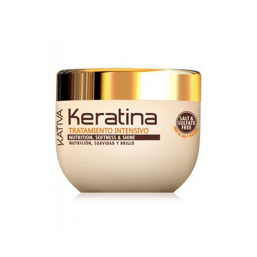 Купить Kativa Keratina - Интенсивный восстанавливающий уход с кератином для поврежденных и хрупких волос 500 мл, Kativa (Италия)