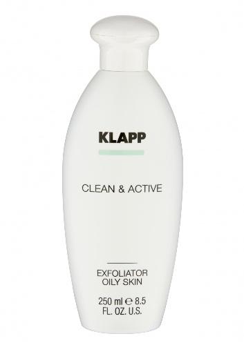 Купить Klapp Clean&Active Exfoliator Oil Skin - Эксфолиатор для жирной кожи 250 мл, Klapp (Германия)