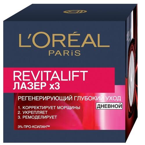 Купить L'Oreal Revitalift - Лазер 3 Дневной антивозрастной крем для лица 50 мл, L'Oreal Paris (Франция)
