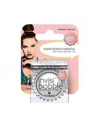 Купить Invisibobble Power Crystal Clear - Резинка-браслет для волос с подвесом, Invisibobble (Великобритания)